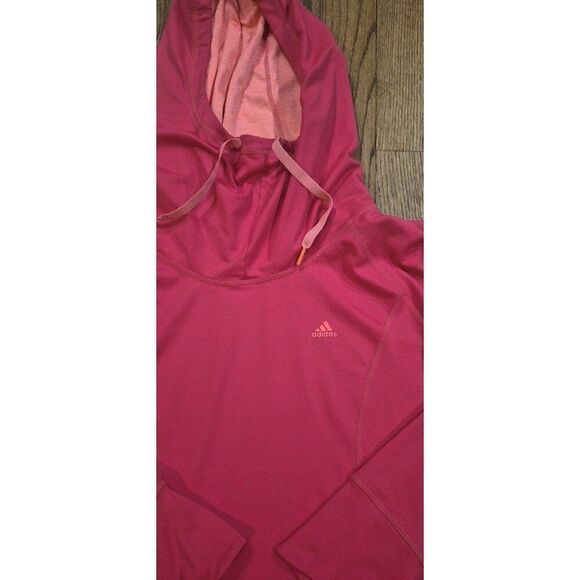 Adidas Stretch Athletic Pullover Hoodie Women's Size Small - Picture 2 of 5